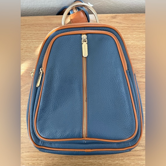 Valentina Italian Leather Convertible Sling Mini Backpack - Picture 15 of 15